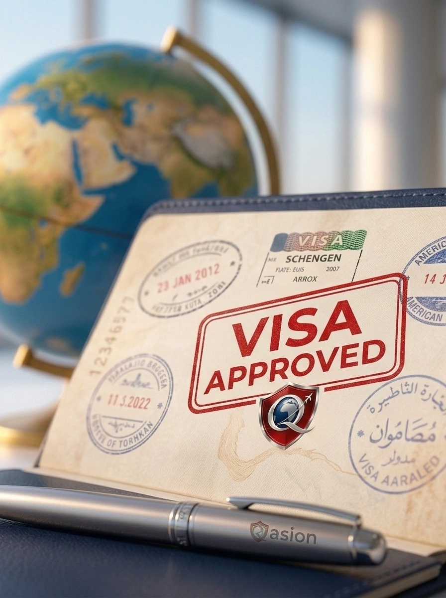 passport with visa stamp 202608011803