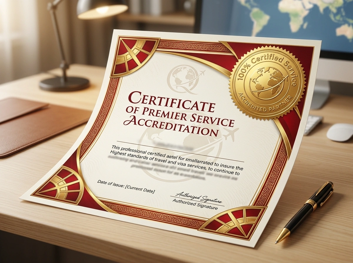 premium certificate with gold seal 202608021654